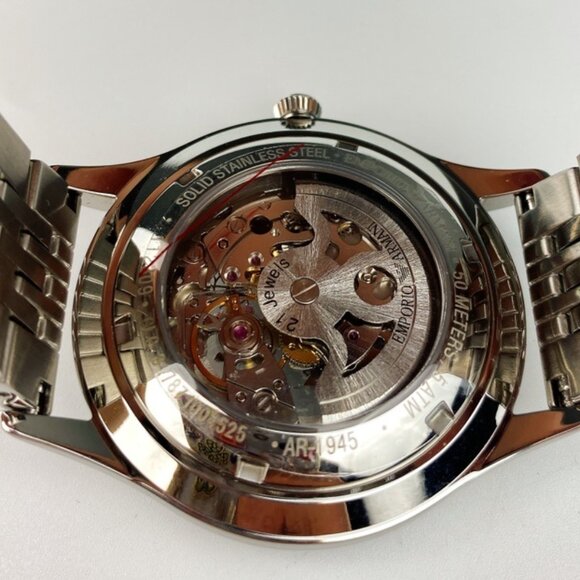 Emporio Armani AR1945 Men's Stainless Steel Automatic Watch, New with Tags - Picture 2 of 5